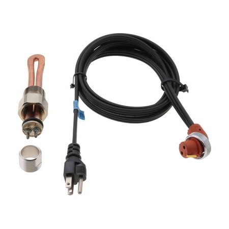 Zerostart Engine Heater - 1000W 120V, 3/4in. Npt Caterpillar, Detroit Diesel 8602549